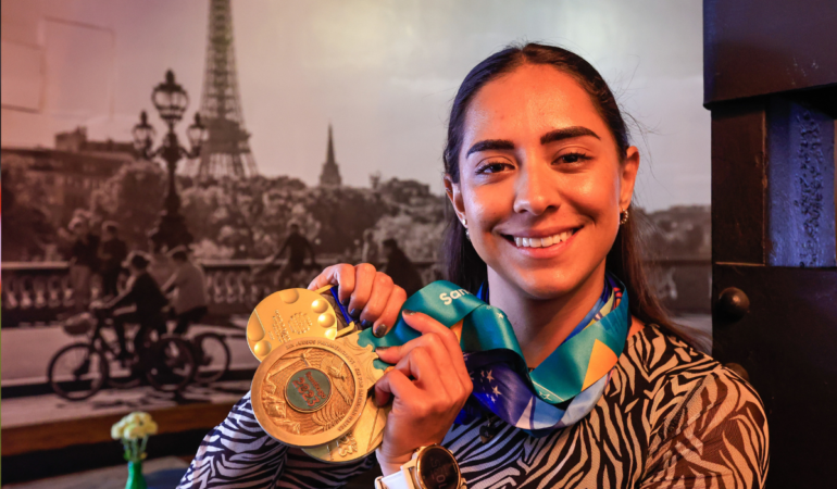 Jessica Sobrino sueña con una medalla olímpica. FOTOS: LUIS GARDUÑO