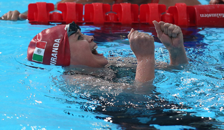 La nadadora mexicana impuso récord en natación / Foto: CONADE