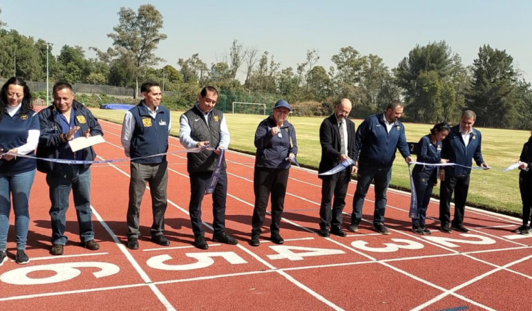 La pista de tartán fue estrenada en Ciudad Universitaria / Foto: Guillermo Abogado