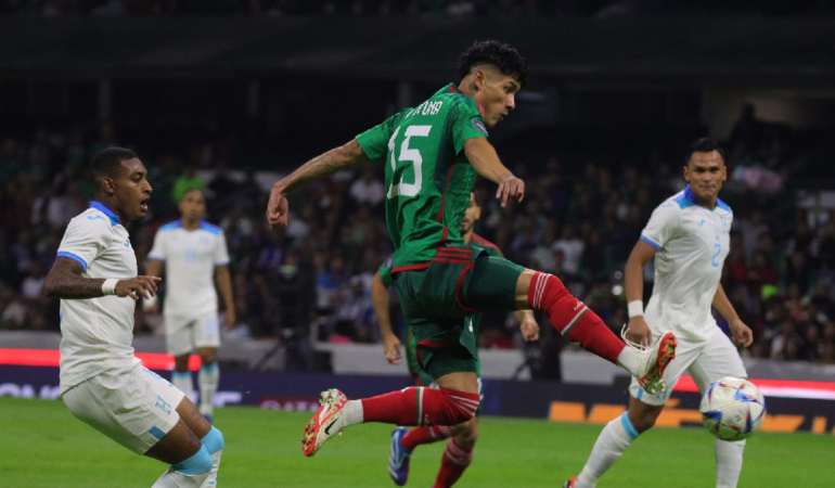 México ganó, pero lo logro su pase a la Copa América. Foto: Erik Estrella