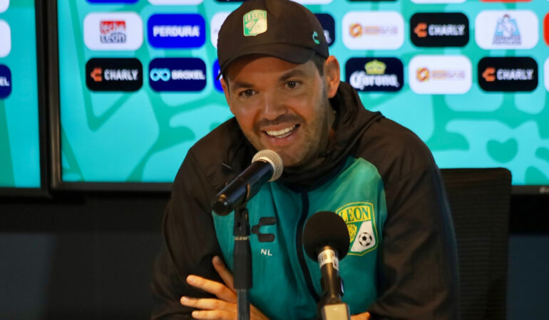 Nicolás Larcamón llega tranquilo a la última fecha. FOTO: Francisco Meza | El Sol de León