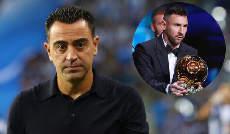 Xavi Hernández reconoce a Messi como el mejor futbolista de la historia. FOTO: Reuters