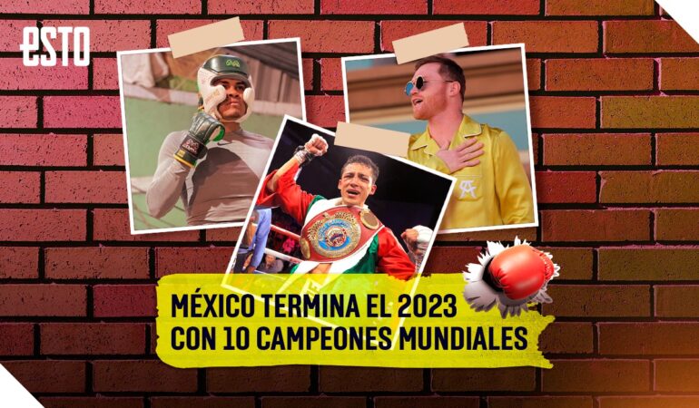 El boxeo mexicano terminó el año con 10 campeones mundiales / Arte: Noé López