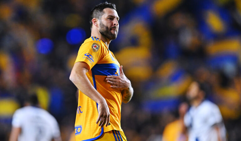André-Pierre Gignac no está disponible para la ida de semifinales. FOTO: Mexsport