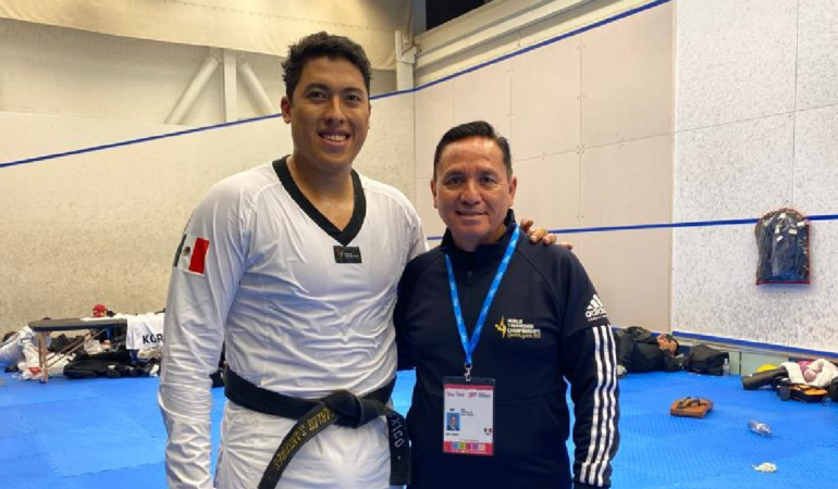 Carlos Sansores sumo otra plaza olímpica en taekwondo. Foto: @femextkdoficial