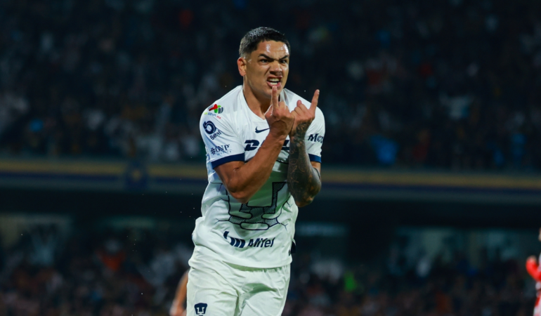 'El Toro' suma seis goles en su campaña de debut con Pumas Foto_Mexsport