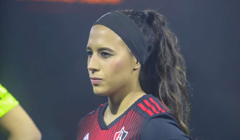 Fabiola Ibarra es baja de las Rojinegras del Atlas. Foto: Mexsport