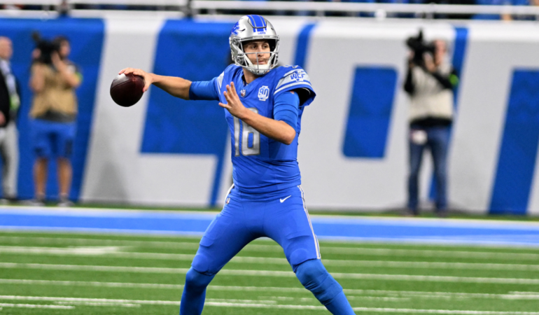 Goff fue la figura del cuadro de Detroit / Foto: Reuters