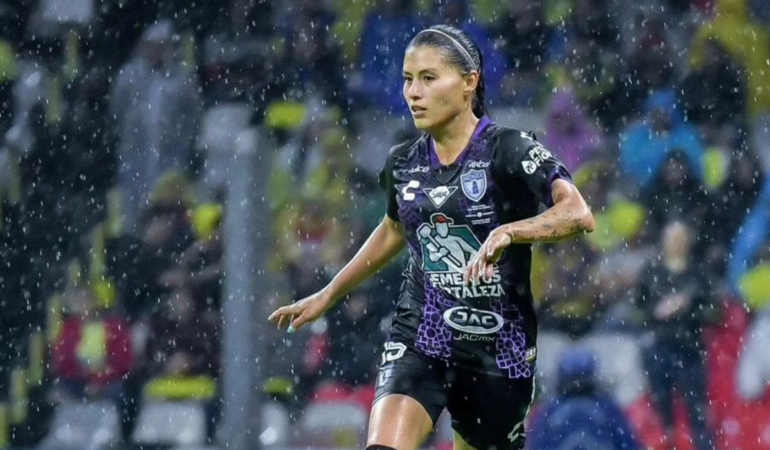 Más de 4,000 minutos disputó Cortés con las Tuzas Foto_@Club Pachuca Femenil