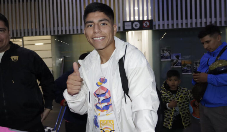 Piero Quispe llegó a México para firmar con Pumas. FOTO: Ramón Romero | ESTO