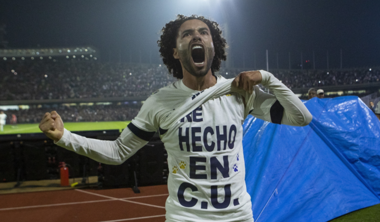 Pumas aplastó a Chivas en CU. FOTO: MEXSPORT
