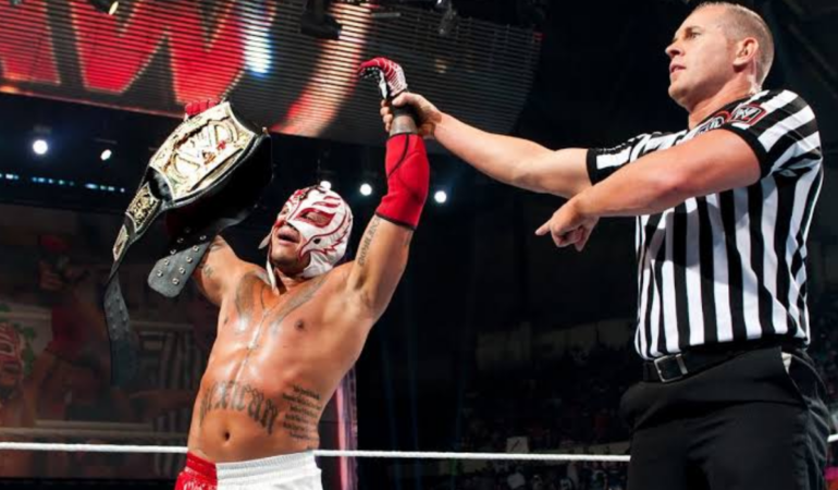 Rey Mysterio fue campeón de WWE por sólo dos horas _ Foto_ Cortesía WWE