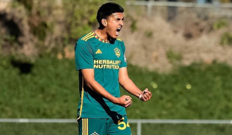 Brandon Téllez jugará en el Tapatío / Foto: Instagram LA Galaxy II