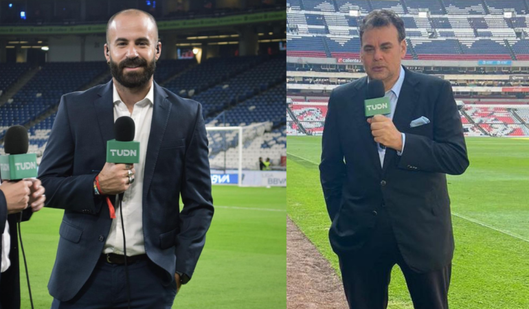 Crosas y Faitelson forman parte del equipo de TUDN / Fotos .@marccrosas | @david_faitelson