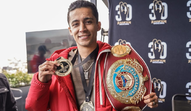 El Divino Espinoza podría convertirse en un ídolo del boxeo / Foto: Cortesía Zanfer