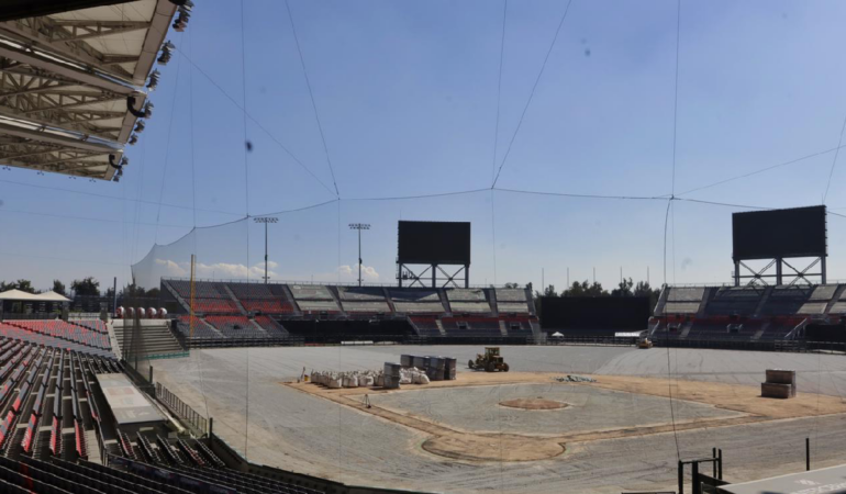 El Estadio Harp Helu de los Diablos Rojos de beisbol. Foto: Ramón Romero