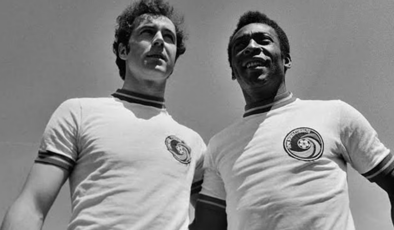Franz Beckenbauer y Pelé fueron grandes amigos. FOTO: CORTESÍA @PELÉ