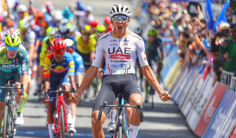 Isaac del Toro conquistó la segunda etapa del Tour Down Under / Foto: IG Isaac Del Toro
