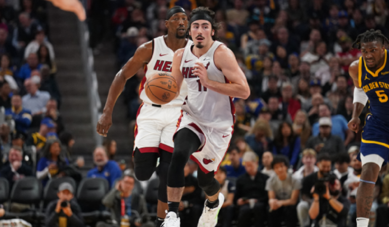 Jaime Jáquez ha sorprendido en las duelas de la NBA / Foto: Reuters