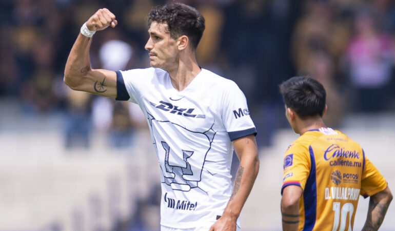 Juan Dinenno se va triste de Pumas. FOTO: Mexsport