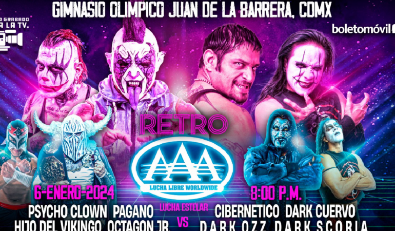 Lista la cartelera de Triple A. Foto: @luchalibreaaa