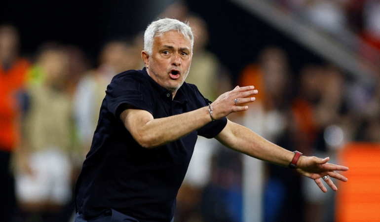 Mourinho dirigió 138 partidos con la Roma Foto_Reuters