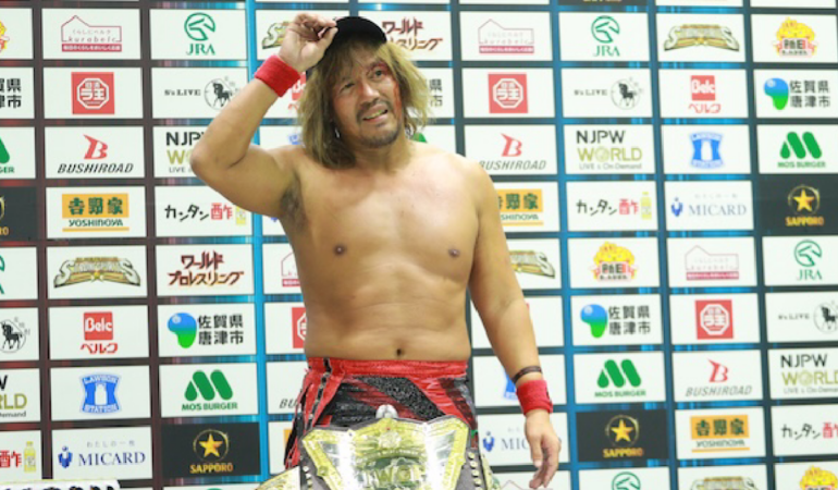 Naito se coronó en el Wrestle Kingdom / Foto: @njpw1972