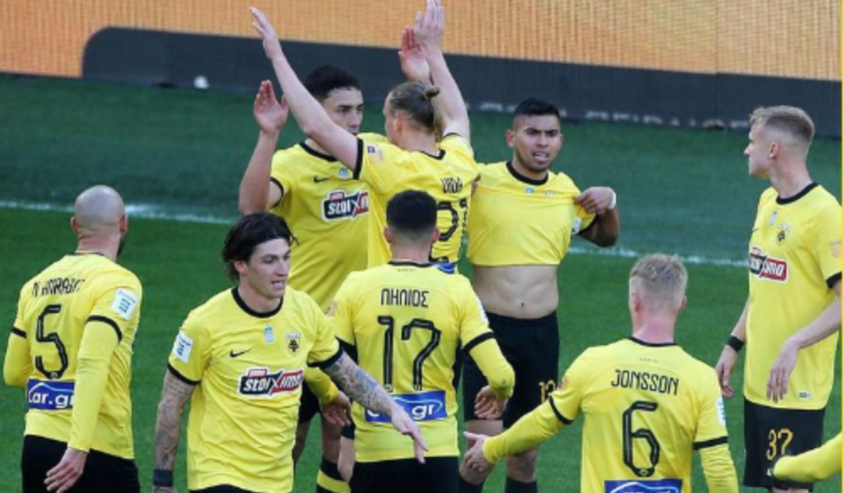 Orbelín Pineda disputó 75 minutos del encuentro Foto_@aekfc_official