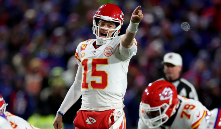 Patrick Mahomes jugará su sexta final de conferencia consecutiva. FOTO: AFP