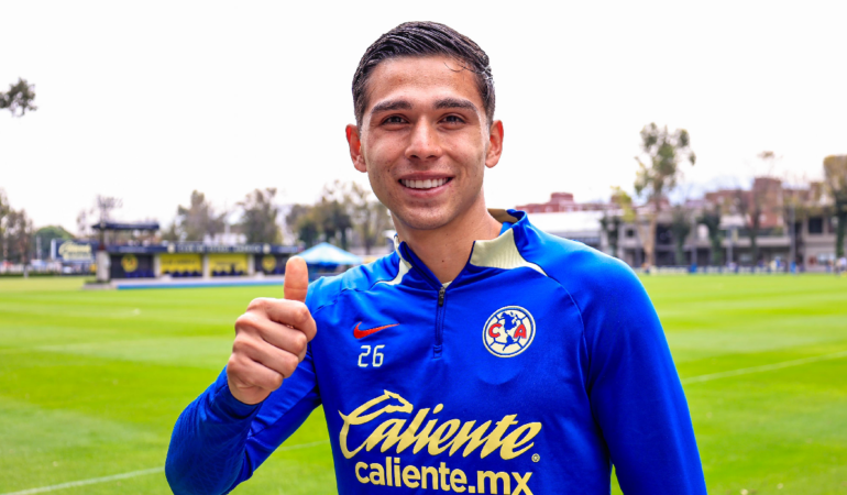 Salvador Reyes anhela ganar muchos títulos con América / Foto: Luis Garduño
