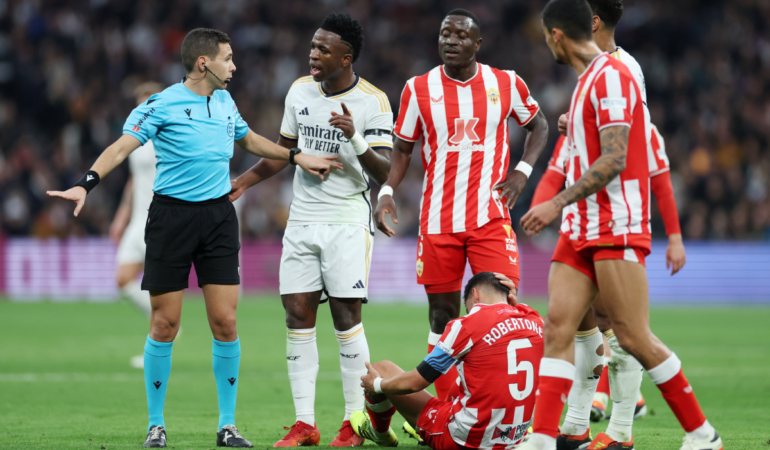 Vinicius fue el autor del segundo gol del Madrid / Foto: Reuters