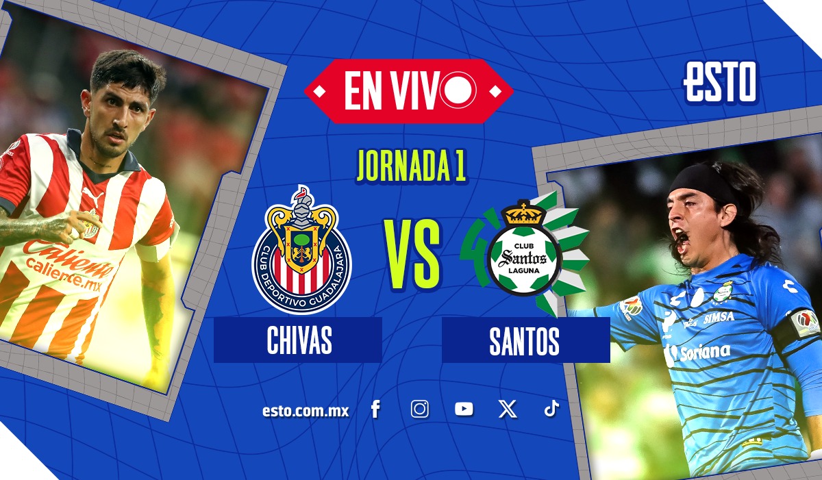 Chivas vs Santos sigue en vivo las acciones del debut Rojiblanco en el