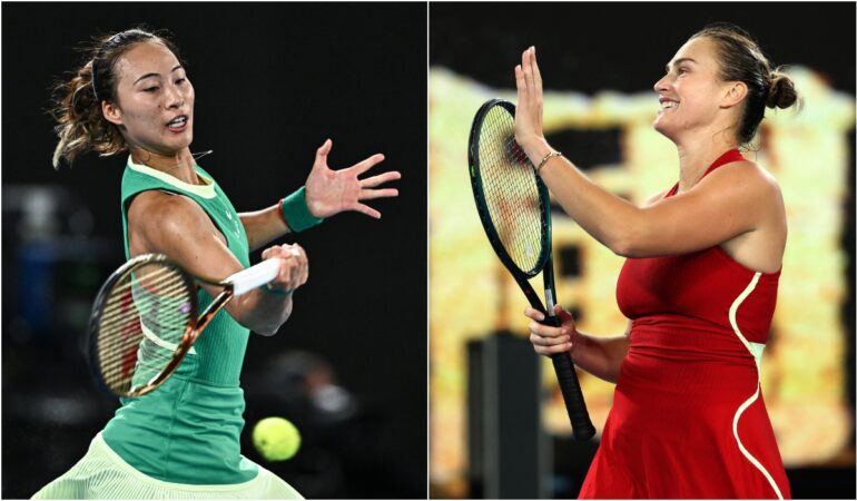 Zheng y Sabalenka se enfrentarán en la final del Australian Open / Foto: AFP