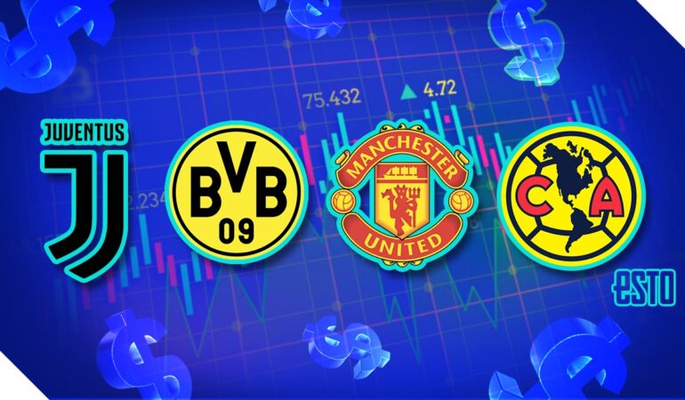 América, Juventus y otros clubes que cotizan en la Bolsa de Valores de su país. FOTO: Especial
