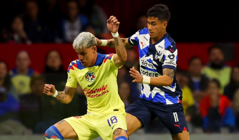 América y Rayados no pudieron pasar del empate / Foto: Ramón Romero