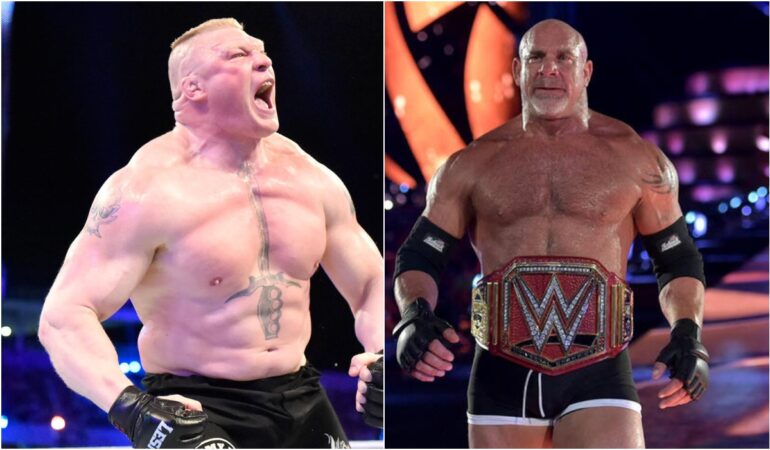 Brock Lesnar vs Goldberg fue un rotundo fracaso / Foto: Cortesía WWE