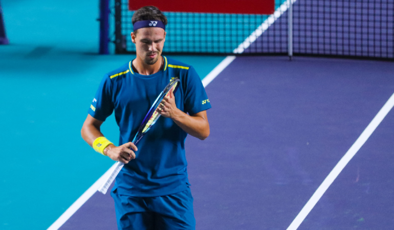 Daniel Altmaier venció al favorito Alexander Zverev. Foto: Osvaldo Figueroa