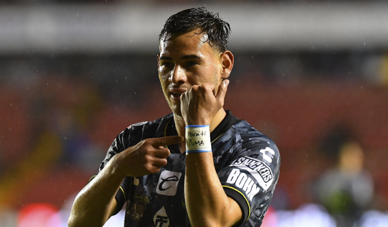 El festejo de Sandoval / Foto: Mexsport