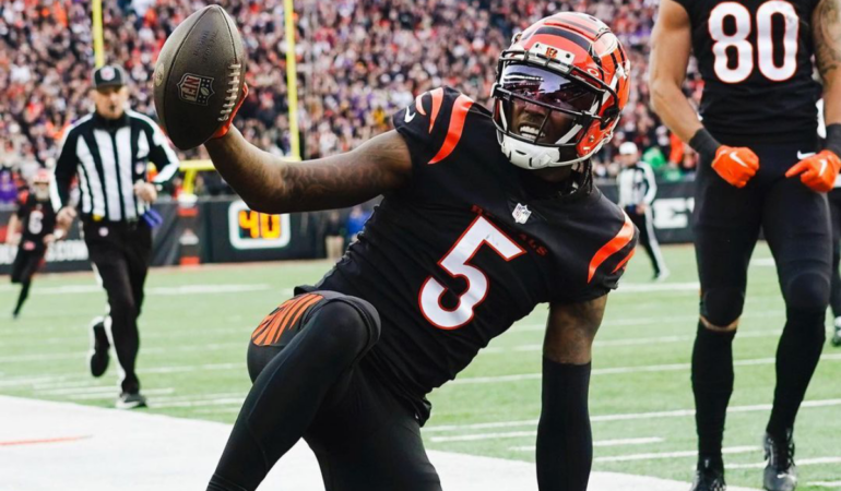 El receptor abierto seguirá en Cincinnati / Foto: @teehiggins