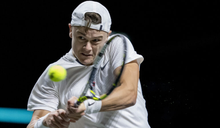 Holger Rune no jugará en Los Cabos. FOTO: AFP