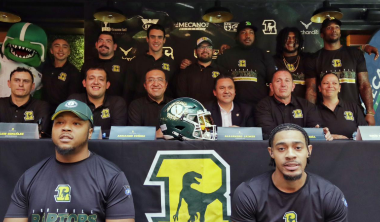 La afición de los Raptors pide a gritos el Tazón México Foto_Ramón Romero