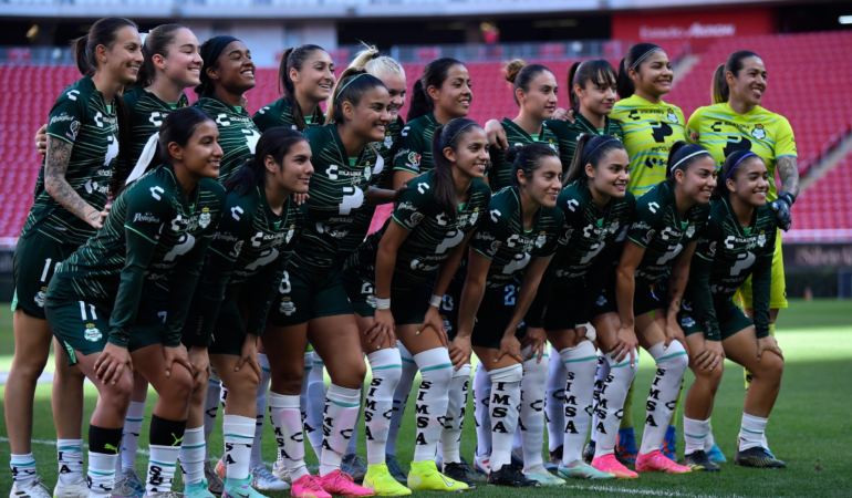 Santos Femenil se quedó sin televisora en México. FOTO: MEXSPORT