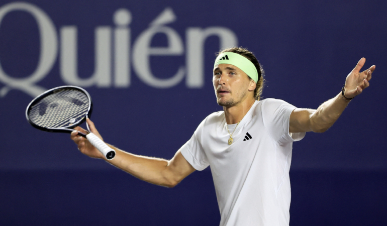 Zverev llegó a Acapulco como el número seis del Mundo Foto_Reuters