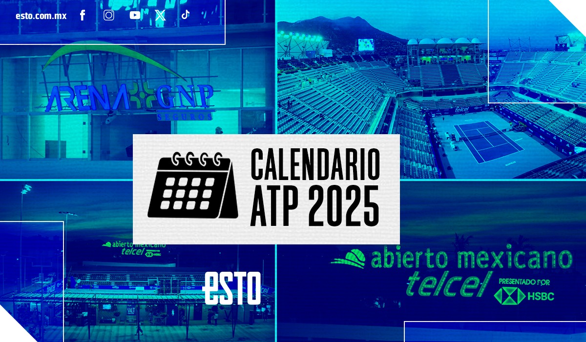 Calendario ATP 2025 Los Cabos regresan a Julio y al AMT de Acapulco ya
