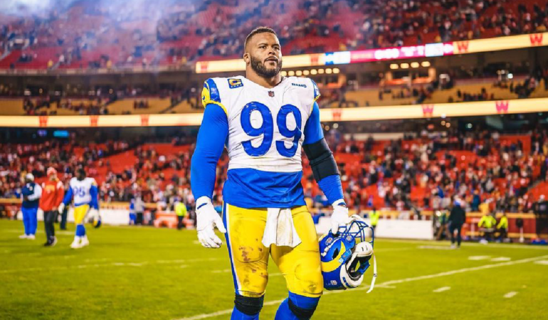 Aaron Donald anunció su retiro, ¡adiós a uno de los grandes defensivos!