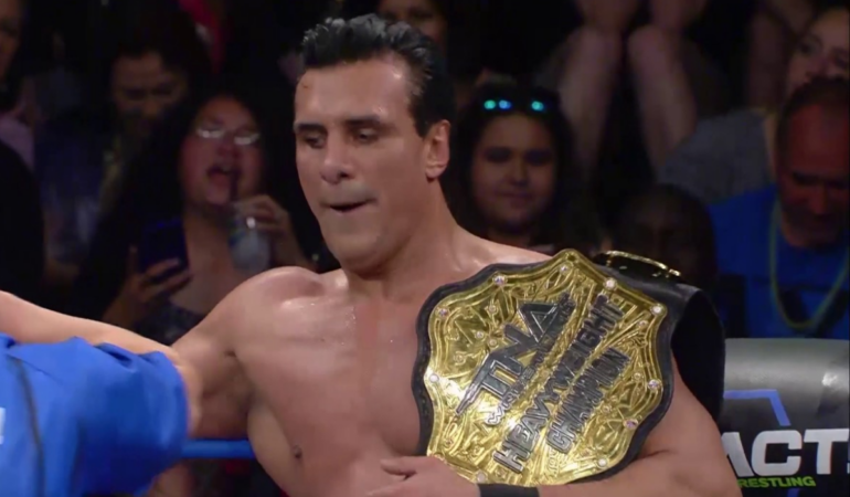 Alberto del Río fue campeón mundial en su debut en TNA / Foto: Cortesía IMPACT Wrestling