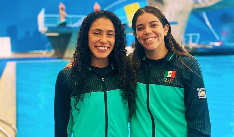 Ale Orozco y Gaby Agúndez sumaron una presea de bronce. Foto: Cortesía