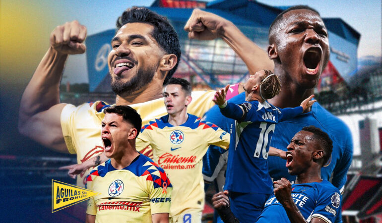 América y Chelsea se enfrentan en un duelo amistoso. FOTO: @ClubAmerica