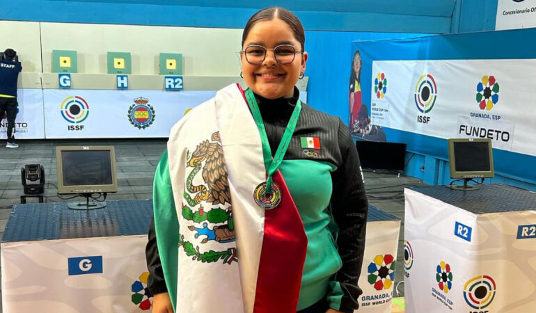 Andrea Ibarra se fije como objetivo París 2024. FOTO: Instagram @andyy.ibarra