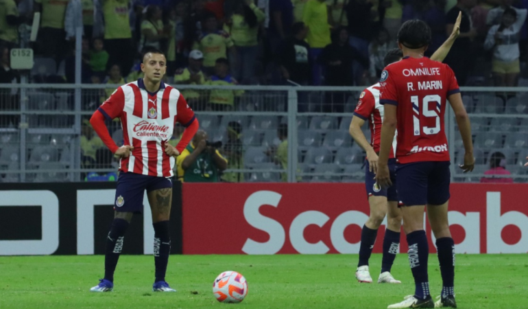 Chivas ganó en el estadio Azteca. FOTO: ÉRIK ESTRELLA